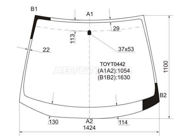Лобовое стекло Toyota Noah в Уфе, лобовое стекло Toyota Noah Уфа